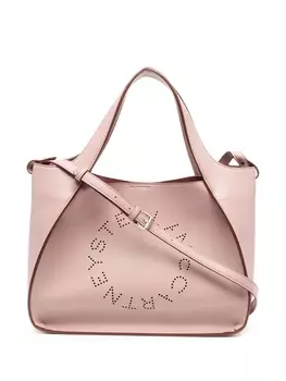 Stella McCartney сумка-тоут Stella Logo, розовый