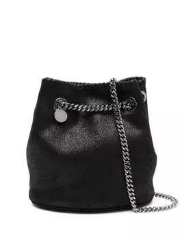 Stella McCartney сумка-ведро Falabella с цепочкой, черный