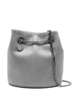 Stella McCartney сумка-ведро Falabella с цепочкой, серый