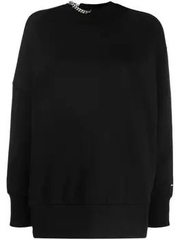 Stella McCartney толстовка Falabella с цепочкой, черный
