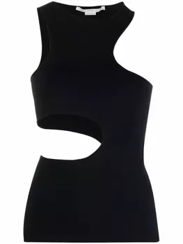 Stella McCartney топ без рукавов, черный