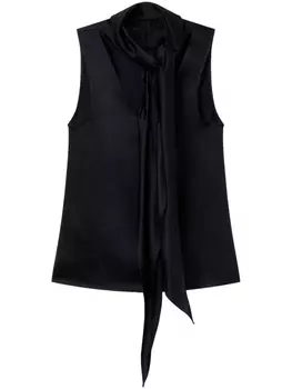 Stella McCartney топ без рукавов, черный