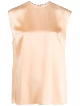 Stella McCartney топ без рукавов, оранжевый