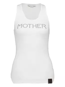 Stella McCartney топ с заклепками, белый