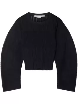 Stella McCartney топ тонкой вязки, черный