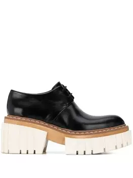 Stella McCartney туфли Elyse на массивной подошве, черный