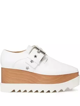Stella McCartney туфли Elyse на платформе, белый