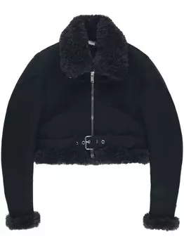 Stella McCartney укороченная куртка-авиатор, синий