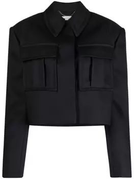 Stella McCartney укороченная куртка, синий