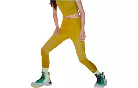 Stella Mccartney X Леггинсы женские желтые Adidas