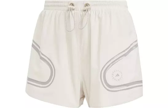 Stella McCartney X Stella McCartney Cotitle Series Спортивные шорты женские Off-white Adidas