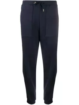 Stella McCartney зауженные спортивные брюки с кулиской, синий