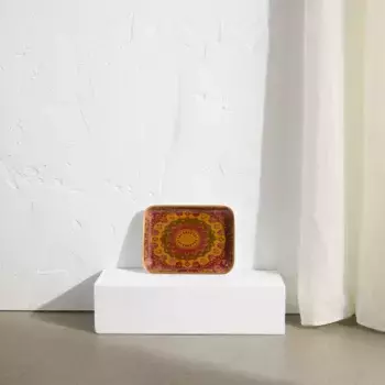 Stella Rittwagen Декоративный поднос с золотой кромкой, баклажан