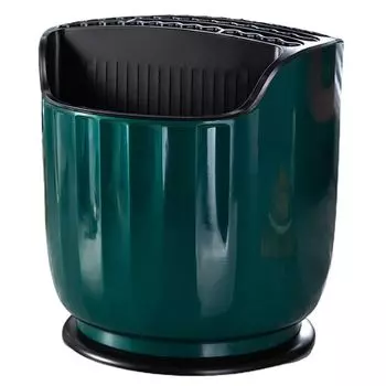 Стеллаж для хранения столовых приборов, большая емкость, вращение на 360 градусов, палочки для еды, вилка, ложка, контейнер, товары для дома - зеленый Hameb