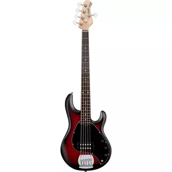 Sterling by Music Man StingRay RAY5 5-струнная электрическая бас-гитара Ruby Red Burst