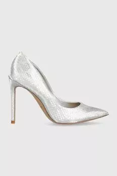 Стесси2.0 каблуки Aldo, серебро