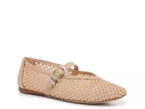 Steve Madden Luxxy Mary Jane Flat, загар