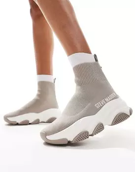 Steve Madden - Prodigy - коричнево-серые кроссовки с гибким верхом