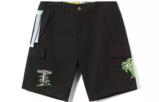 Steven Harrington X Skateboard повседневные шорты унисекс черный Lining, черный