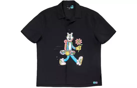 Steven Harrington X Skateboard рубашка мужская черная Lining, черный