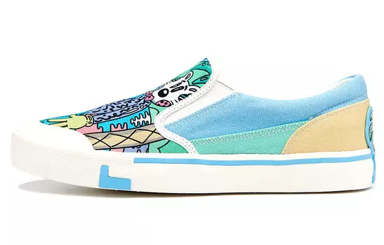 Steven Harrington X Скейтбординг Кроссовки Мужские Низкие Многоцветные Lining