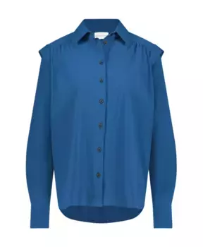 Стильная блузка Ханна универсальна и модна Jane Lushka, синий