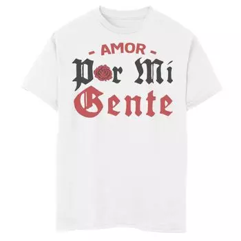 Стильная футболка с надписью Gonzales Amor Por Mi Gente для мальчиков Licensed Character