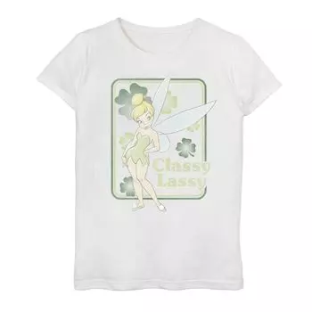 Стильная футболка с рисунком «День святого Патрика» для девочек 4–16 лет Disney's «Питер Пэн» и «Тинкер Белл» Disney