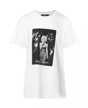 Стильная футболка с уникальным дизайном. Dolce & Gabbana, белый