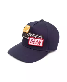 Стильная хлопковая кепка. Dsquared2, синий