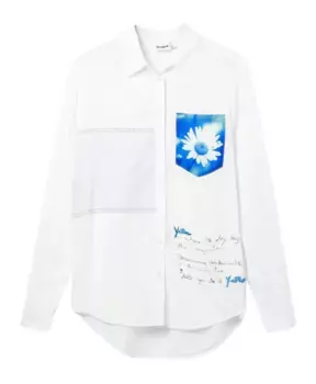 Стильная рубашка Desigual, белый
