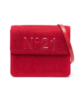 Стильная сумка через плечо из полиэстера. N21, красный