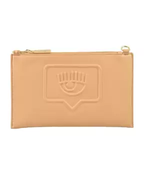 Стильная сумка из искусственной кожи. Chiara Ferragni Collection, коричневый