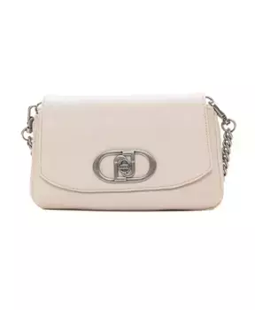 Стильная сумка-мессенджер с клапаном. Liu Jo, бежевый
