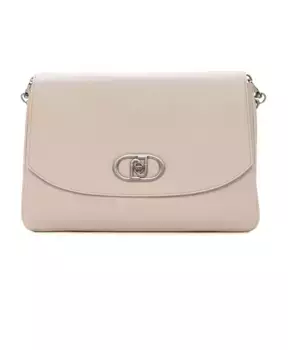 Стильная сумка-мессенджер с клапаном. Liu Jo, бежевый
