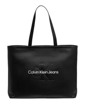 Стильная сумка тоут на молнии Calvin Klein Jeans, черный