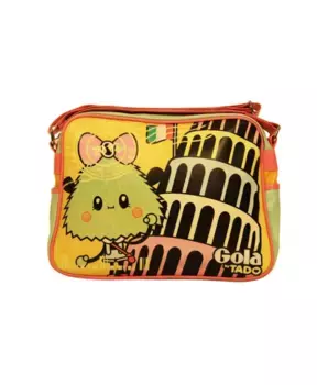 Стильная тканевая сумочка с ремнем через плечо. Gola, мультиколор