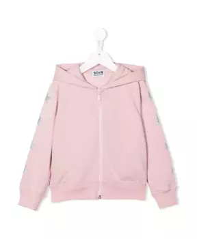 Стильная толстовка на молнии Golden Goose, розовый