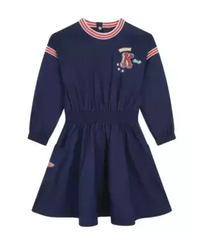 Стильное девичье платье Kenzo, синий