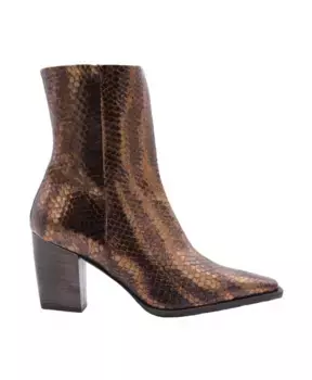 Стильные ботильоны корфоэ. Zinda, коричневый