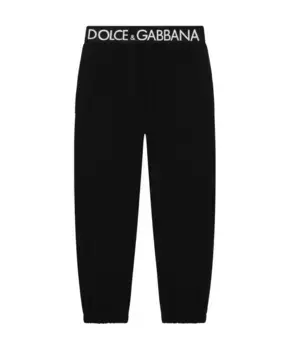 Стильные брюки из хлопка Dolce & Gabbana, черный