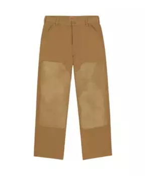 Стильные брюки с двойным коленом с вощеным покрытием g441 acorn lucas Dickies, коричневый