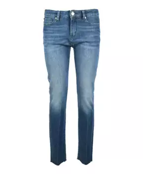 Стильные джинсы из денима с эластаном. Love Moschino, синий