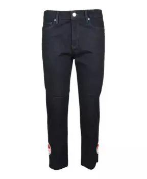 Стильные джинсы из смесового хлопка. Love Moschino, синий