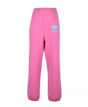 Стильные хлопковые брюки. Chiara Ferragni Collection, розовый