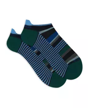 Стильные хлопковые кроссовки с полосками Gallo, мультиколор