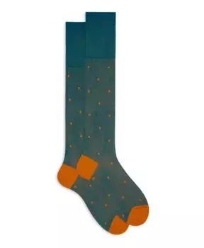 Стильные итальянские хлопковые носки Gallo, мультиколор