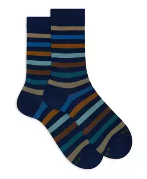 Стильные итальянские хлопковые носки Gallo, мультиколор