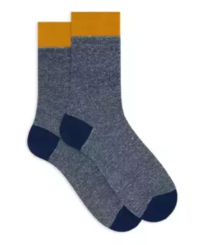 Стильные итальянские короткие носки из хлопка Gallo, мультиколор