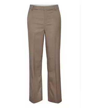 Стильные костюмные брюки Part Two, коричневый